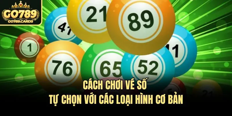Cách chơi vé số tự chọn với các loại hình cơ bản
