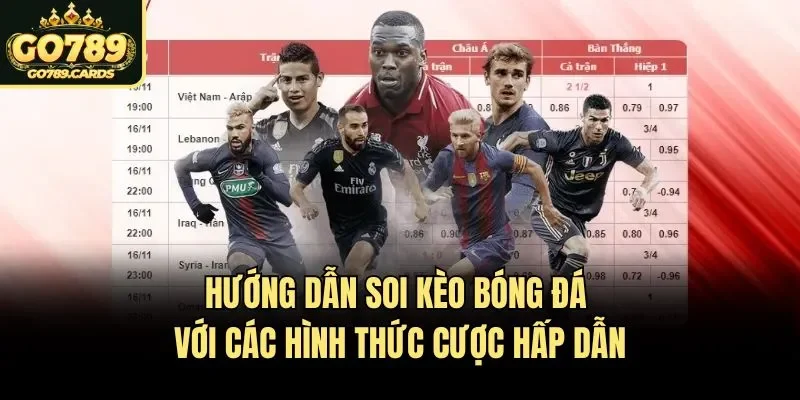 Hướng dẫn soi kèo bóng đá với các hình thức cược hấp dẫn